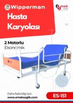 Hasta Yatağı: 2 Motorlu Ekonomik Hasta Karyolası ve Yatağı