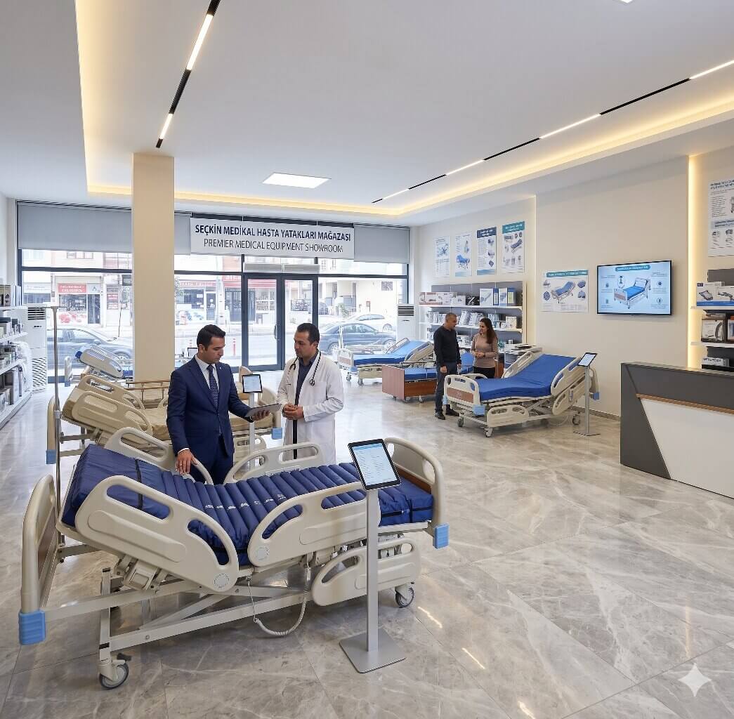 Emek Sağlık hasta yatakları teşhir mağazası