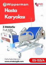 3 Motorlu Hasta Yatağı: Anti Bakteriyel ve Ergonomik Tasarım