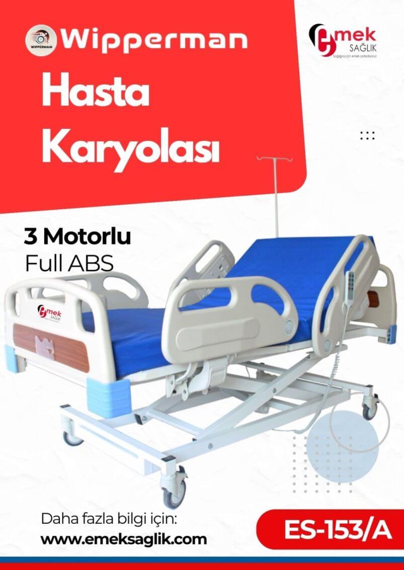 uc-motorlu-konforlu-hasta-yatagi.jpg 3 Motorlu Hasta Yatağı: Anti Bakteriyel ve Ergonomik Tasarım - Görsel 1